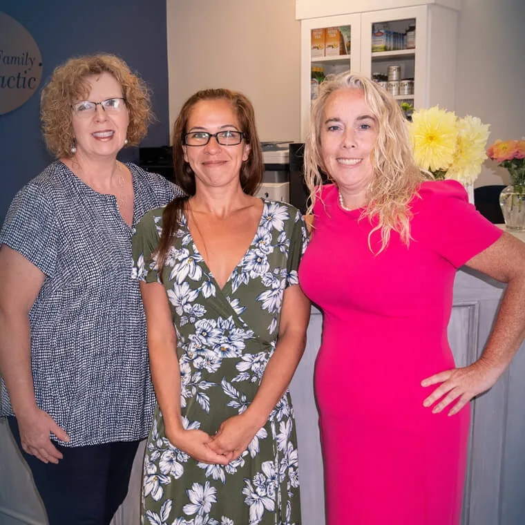 Three members of the Broadway Family Chiropractic team